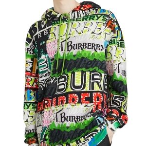 burberry logo print sweatshirt